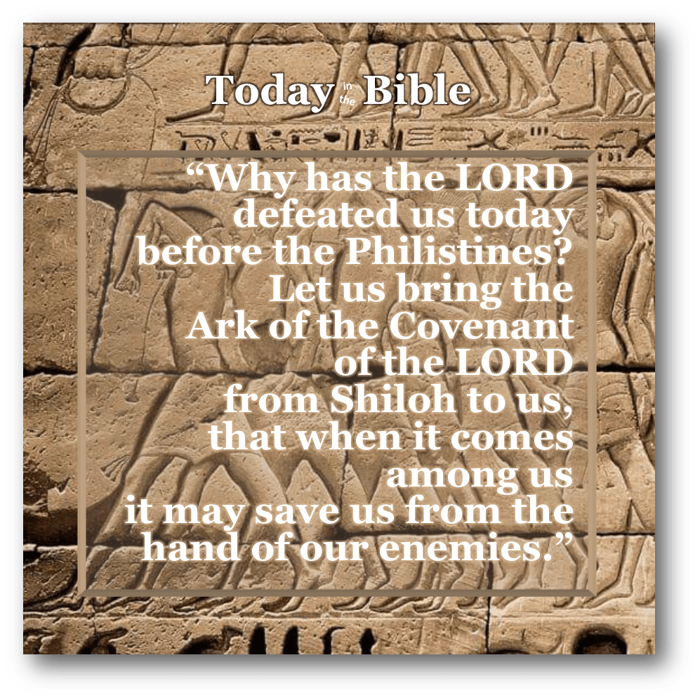 Tishrei 29 – Why has the LORD Defeated us Today Before the&nbsp;Philistines?