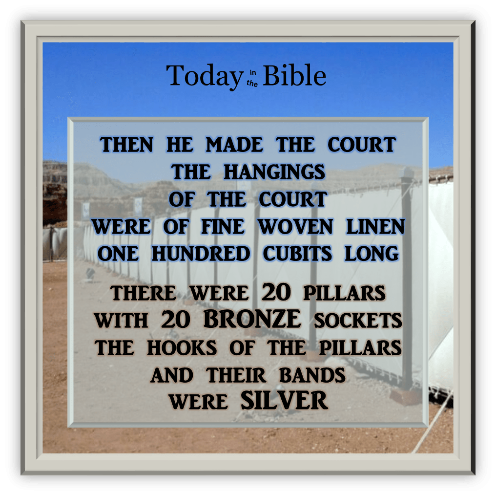 Shevat 7 – Then he made the court…