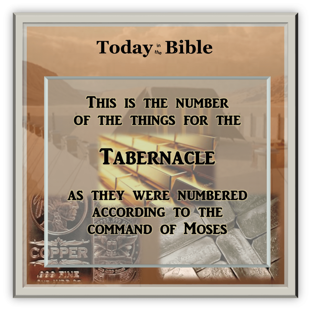 Shevat 12 – An accounting of the precious&nbsp;metals…