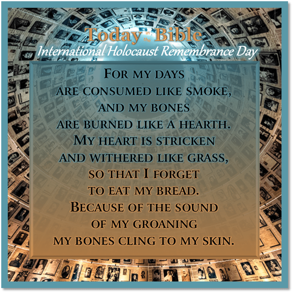 January 27 – International Holocaust Remembrance&nbsp;Day