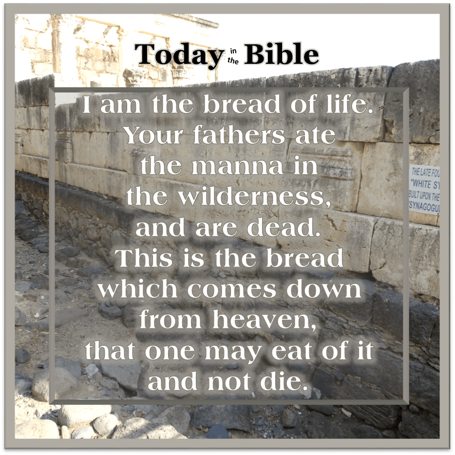 Adar 20 – I am the Bread of&nbsp;Life…