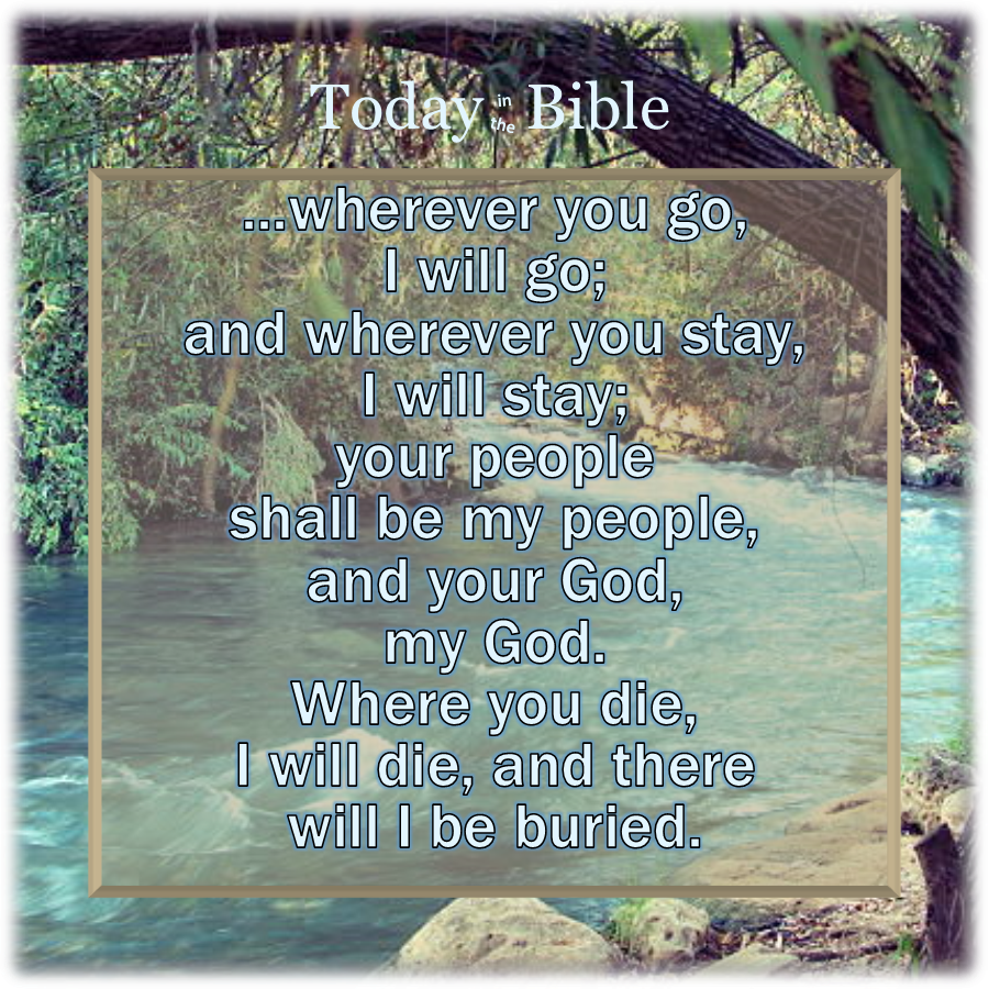 Nisan 10 – Ruth’s&nbsp;Decision