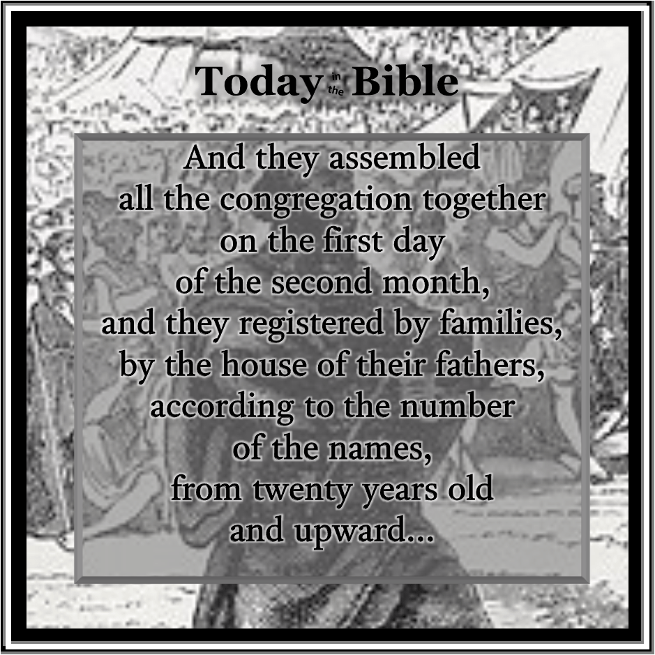 Iyyar 1 – Take a&nbsp;Census