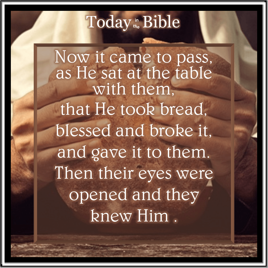 Nisan 16 –&nbsp;Emmaus