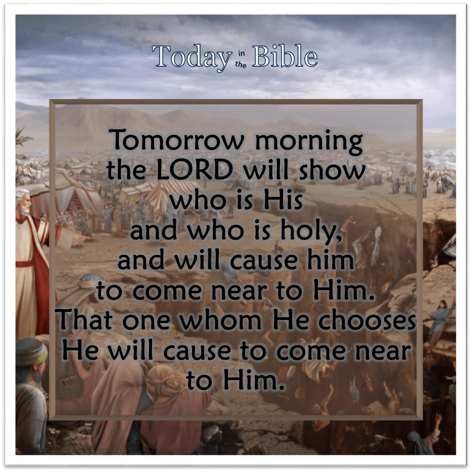 Iyyar 29 –&nbsp;Korah