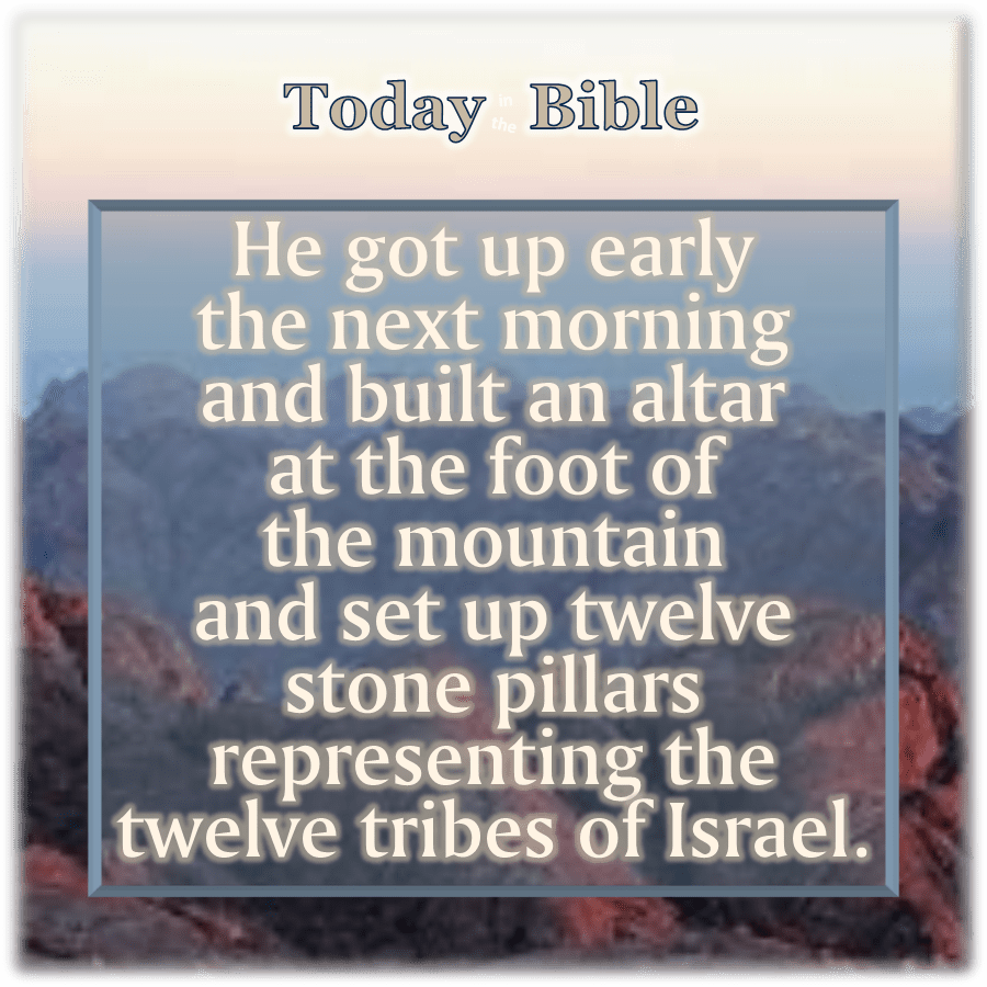 Sivan 5 – He got up early the next&nbsp;morning…