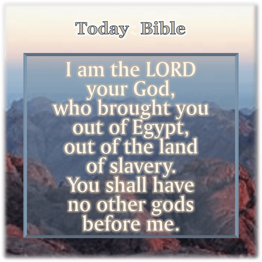 Sivan 6 – I am the LORD your&nbsp;God…
