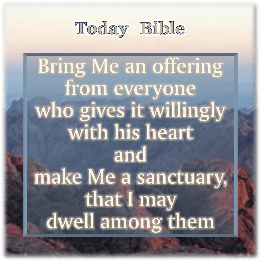 Sivan 18 – Bring Me an&nbsp;Offering