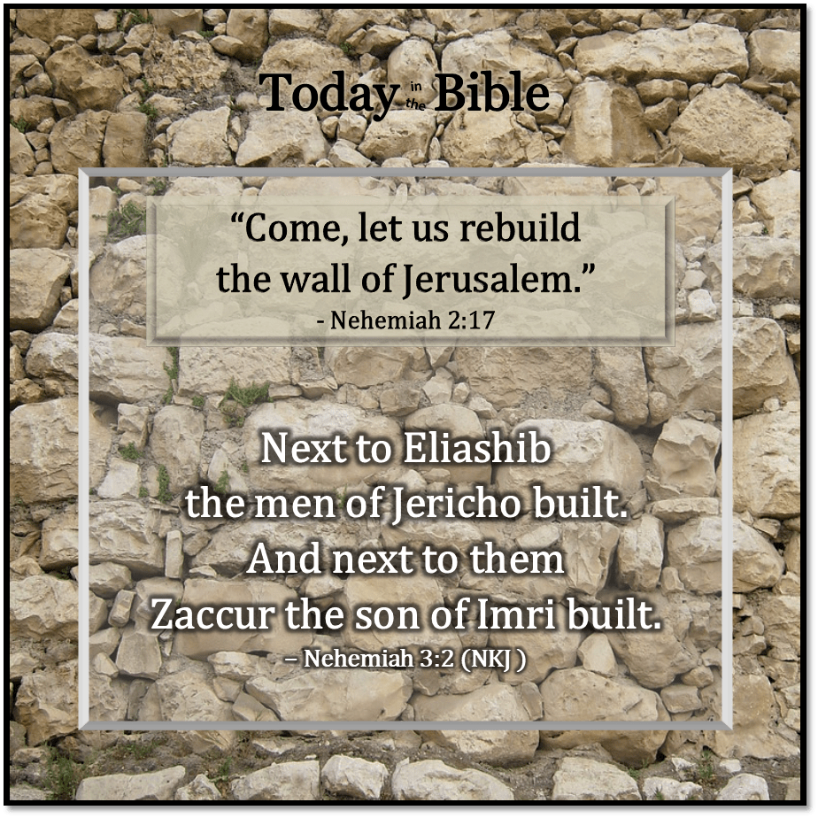 Av 5 – The men of Jericho & Zaccur, son of&nbsp;Imri