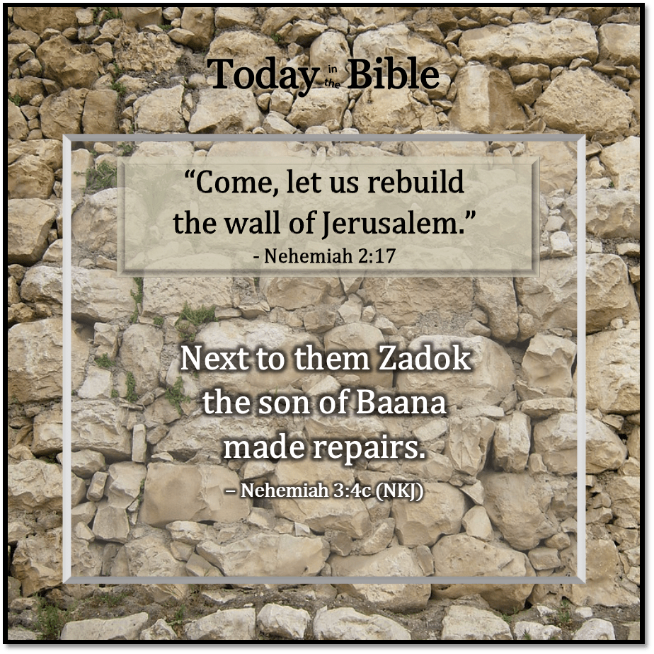 Av 9 – Zadok the son of&nbsp;Baana