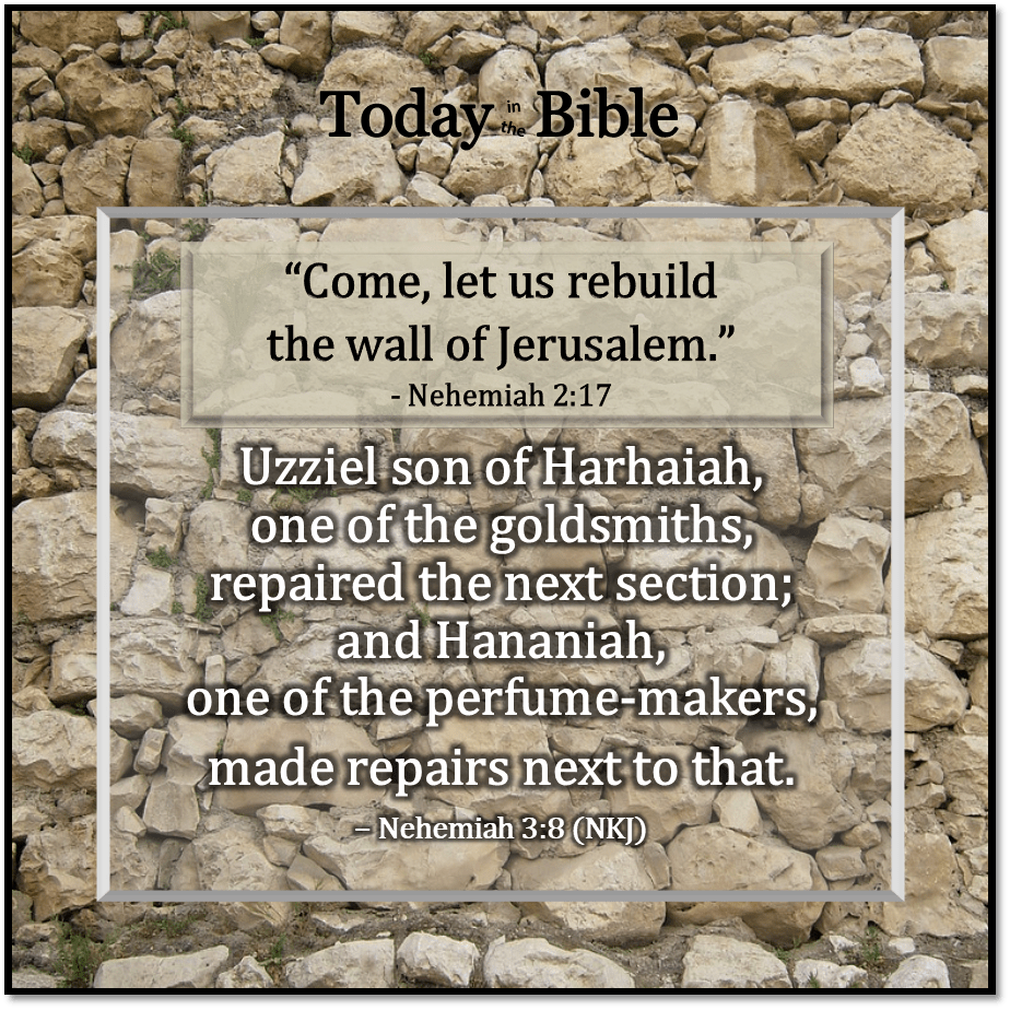 Av 14 – They Restored Jerusalem as far as the Broad&nbsp;Wall