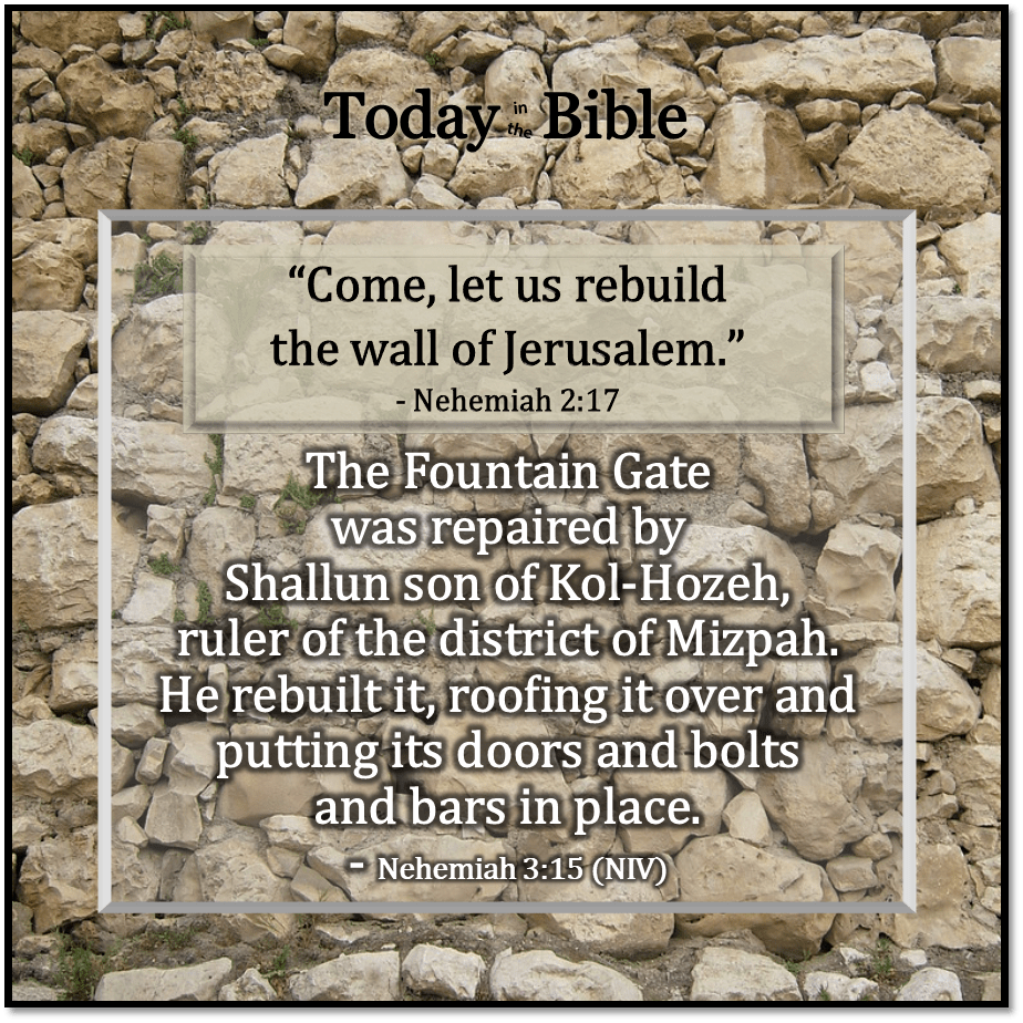 Av 22 – Shallun son of&nbsp;Kol-Hozeh