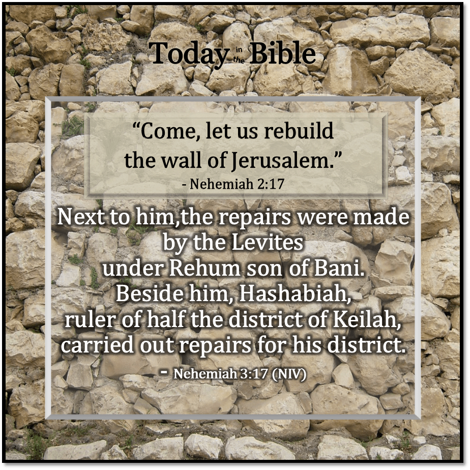 Av 24 – Next to Him, the Repairs Were Made by the&nbsp;Levites