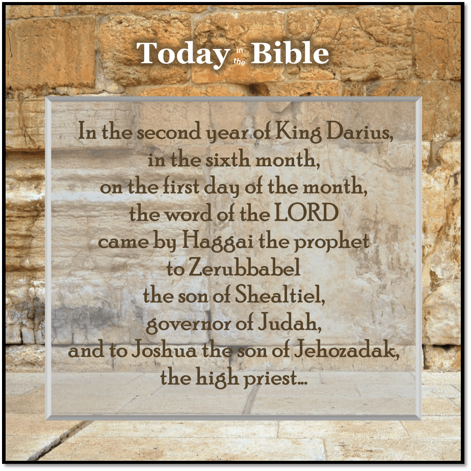 Elul 1 – Build the Temple, that I may take Pleasure in it and be&nbsp;Glorified