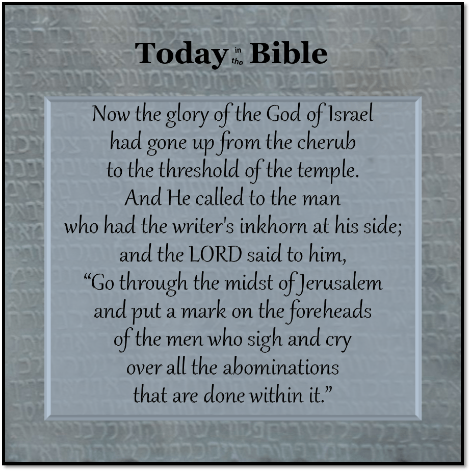 Elul 5 – Put a Mark on the Foreheads of the Men Who Cry Over the&nbsp;Abominations