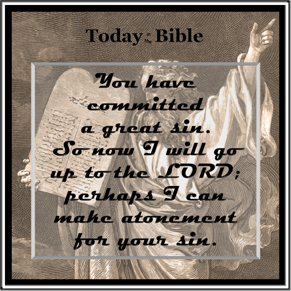 Tishrei 10 – Perhaps I Can Make&nbsp;Atonement…